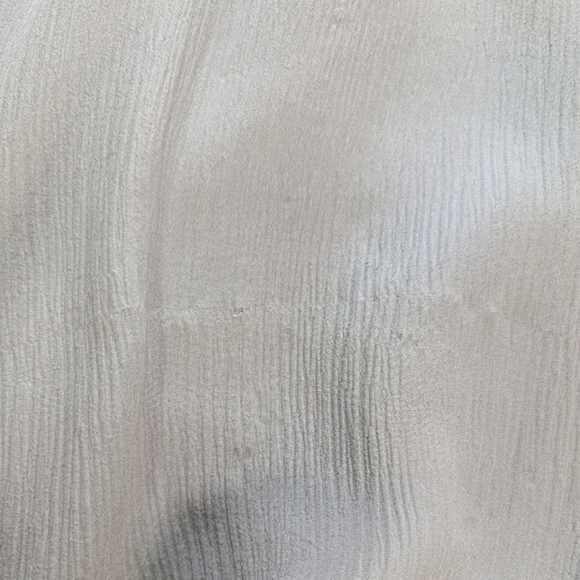 Va Et Vien Soft Goth Lace-Trim Silk Chiffon Wrap Dress – Slate Gray – Size 0 - Picture 15 of 16